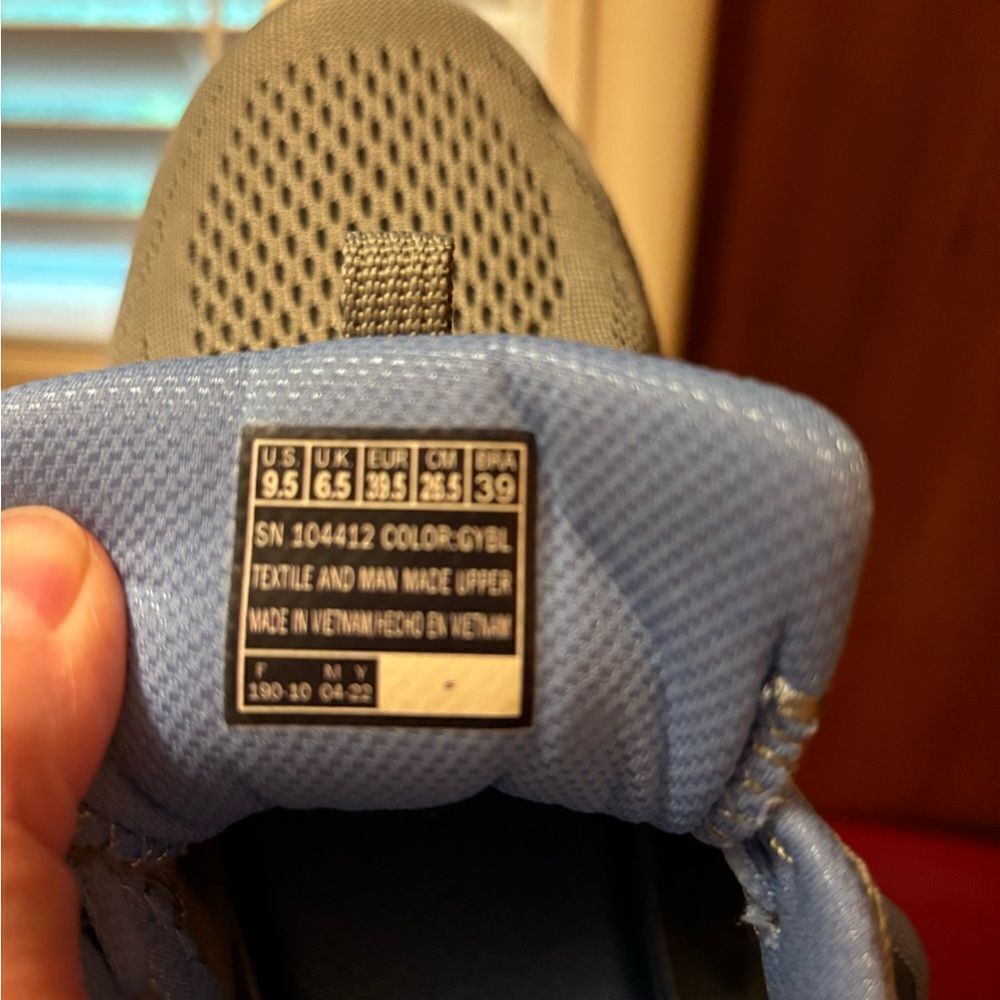 Skechers Gray and Blue Women's Sneakers - Picture 3 of 3